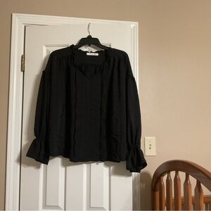 Elegant Black Women's Top